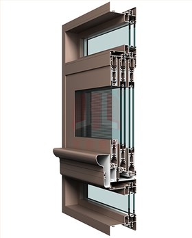 京美123三軌推拉窗型材
